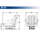 ASIENTO CARRETILLA DS 44/1B VARIO PVC